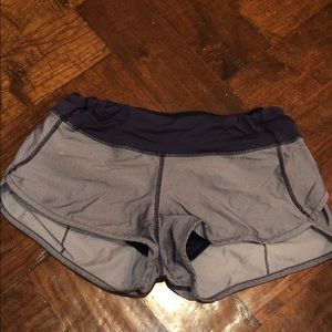 Lululemon speed shorts